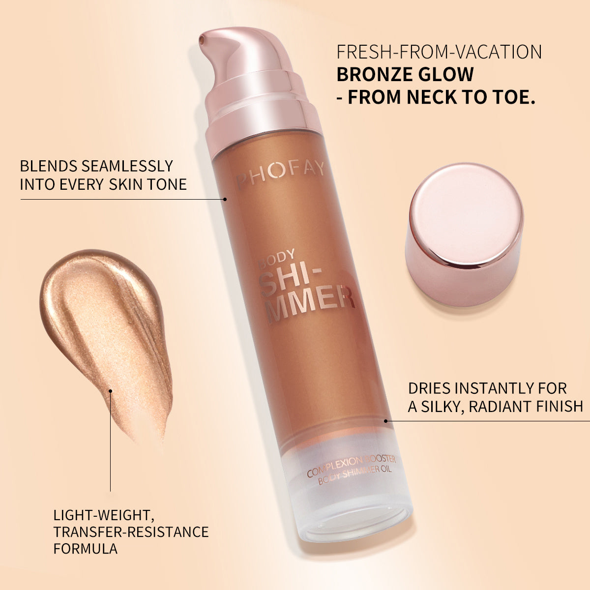 LumiGlow Silky Body Shimmer Oil