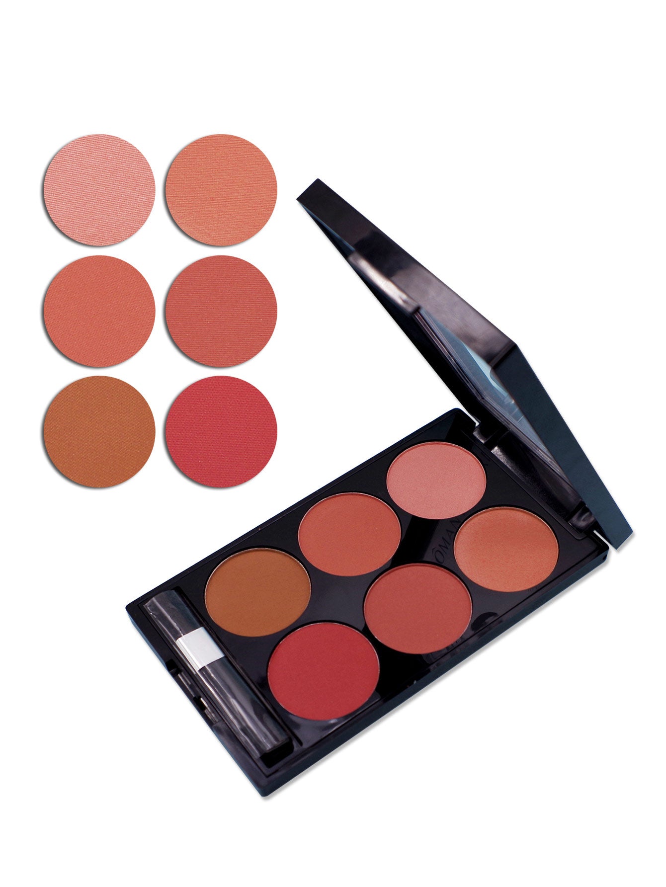 Blush & Contour Pro Palette – 6 Shades